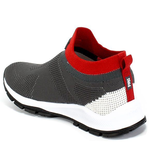 Półbuty Primigi 5440933 T.Knit/Grigio-Rosso r.28-33
