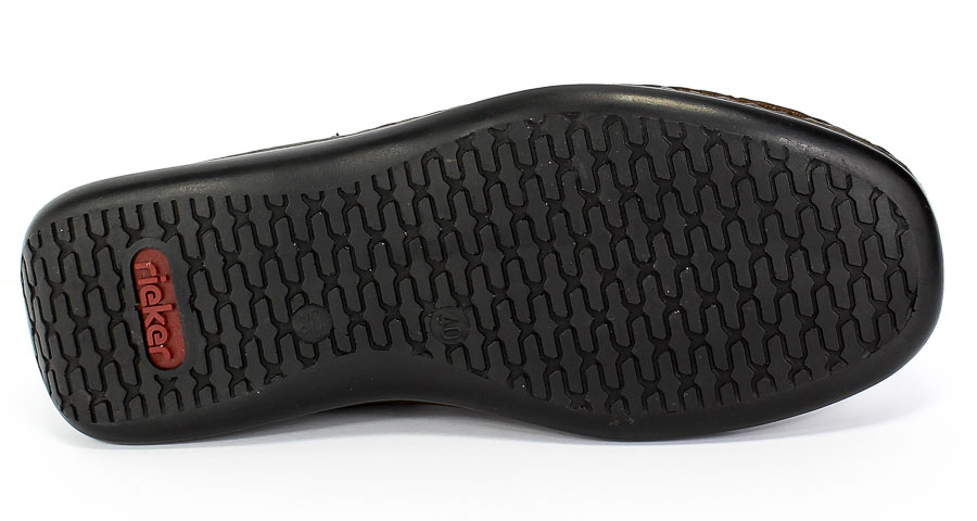 Półbuty Letnie Rieker 05296-25 Brown Brąz Skóra