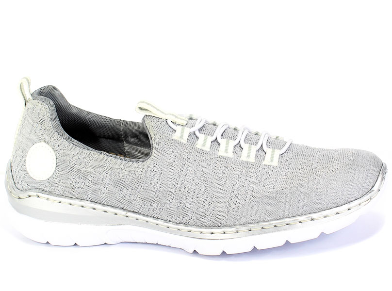 Półbuty Rieker L32M5-40 Grey Szary