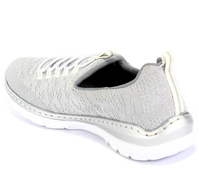Półbuty Rieker L32M5-40 Grey Szary