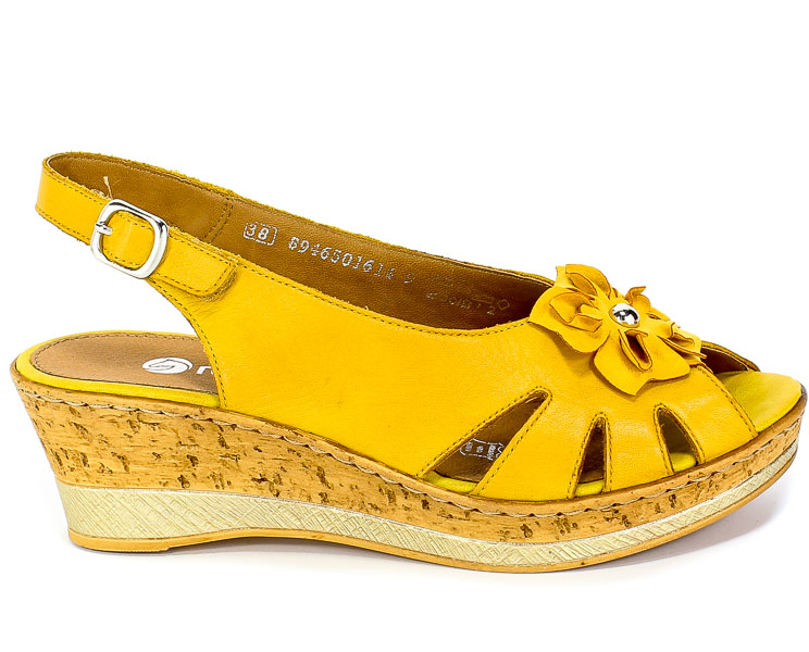 Sandały Remonte D4758-68 Yellow