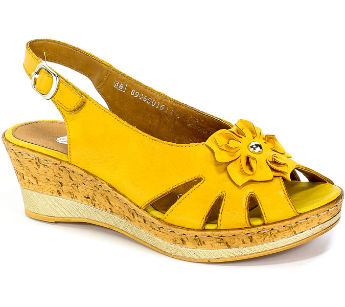 Sandały Remonte D4758-68 Yellow