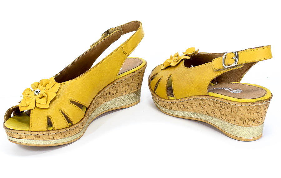 Sandały Remonte D4758-68 Yellow