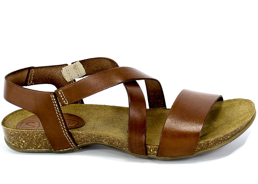 Sandały SPK Shoes 2922 Vaquetilla Terre Brąz Skóra