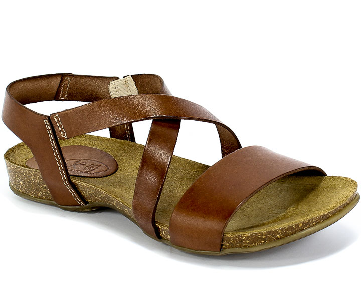 Sandały SPK Shoes 2922 Vaquetilla Terre Brąz Skóra