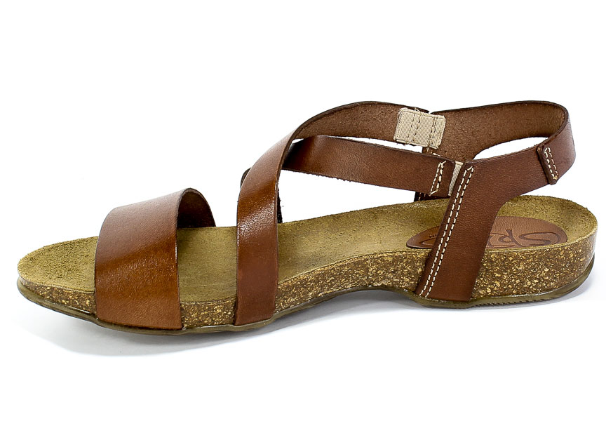 Sandały SPK Shoes 2922 Vaquetilla Terre Brąz Skóra