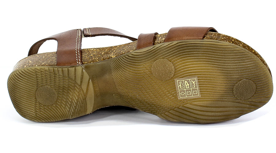 Sandały SPK Shoes 2922 Vaquetilla Terre Brąz Skóra