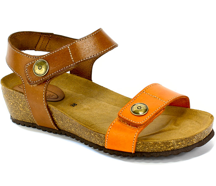 Sandały SPK Shoes 2900 Vaquetilla Nja/Terre Brąz Skóra