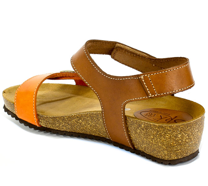 Sandały SPK Shoes 2900 Vaquetilla Nja/Terre Brąz Skóra