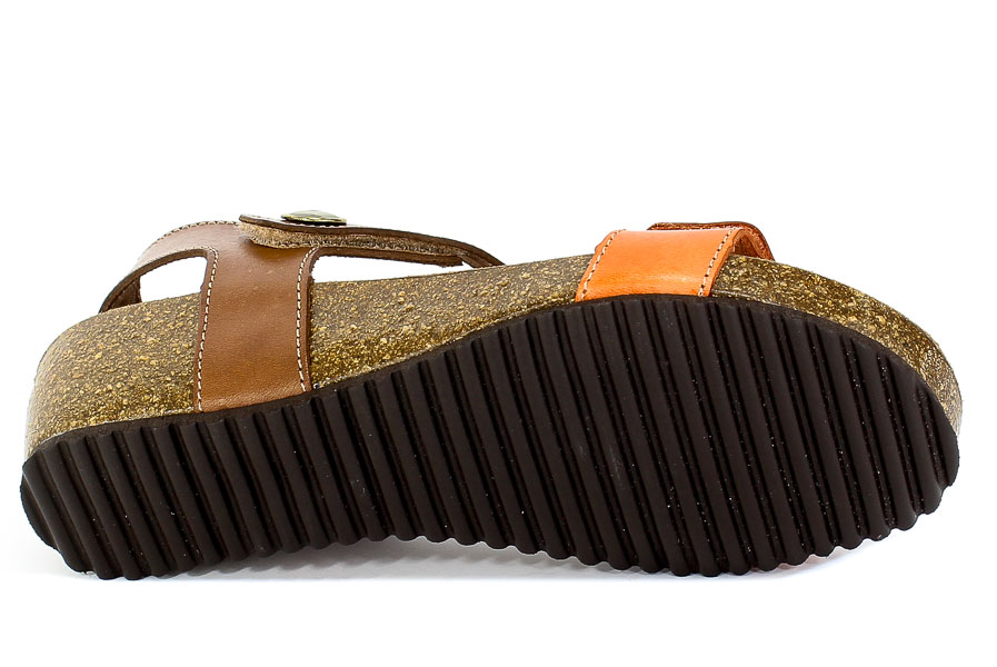Sandały SPK Shoes 2900 Vaquetilla Nja/Terre Brąz Skóra