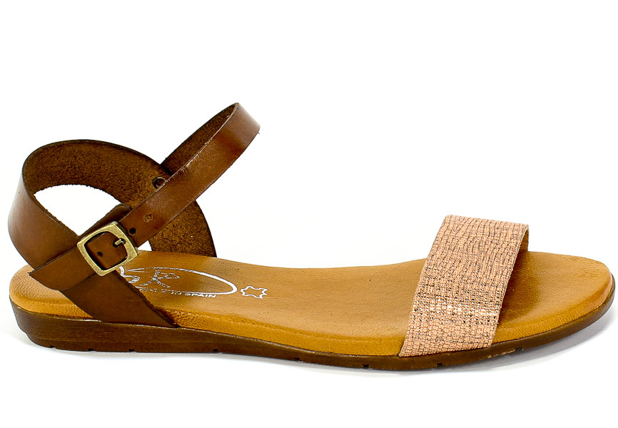 Sandały SPK Shoes 2365/F Kendal/Vaq Oxido/Terre Brąz Skóra