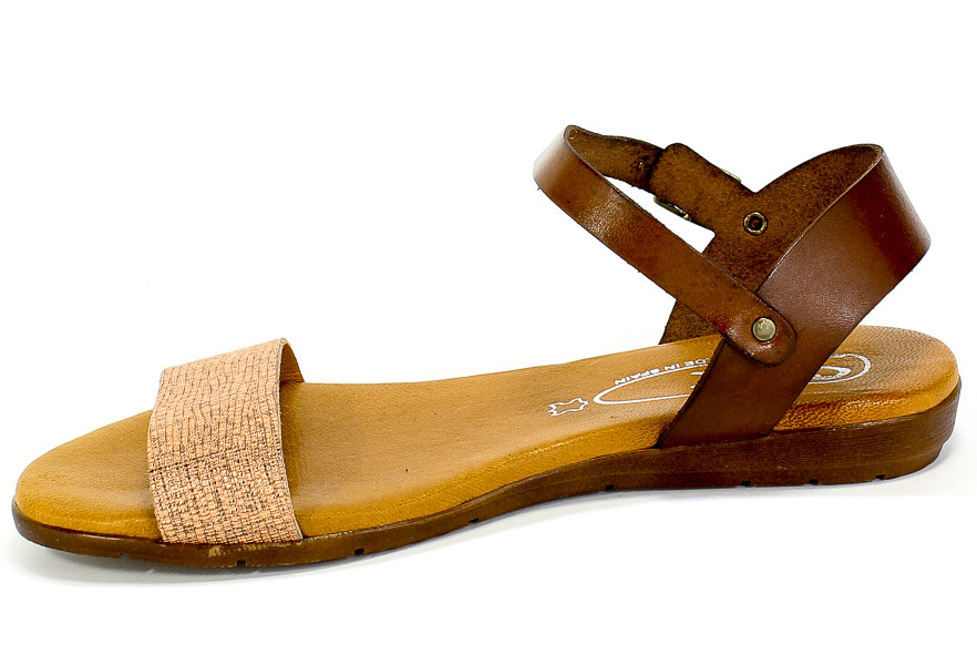 Sandały SPK Shoes 2365/F Kendal/Vaq Oxido/Terre Brąz Skóra