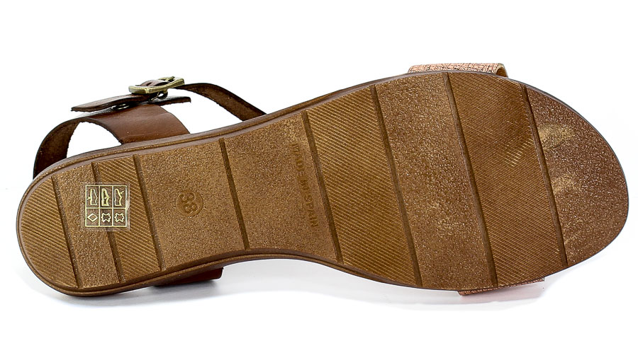 Sandały SPK Shoes 2365/F Kendal/Vaq Oxido/Terre Brąz Skóra