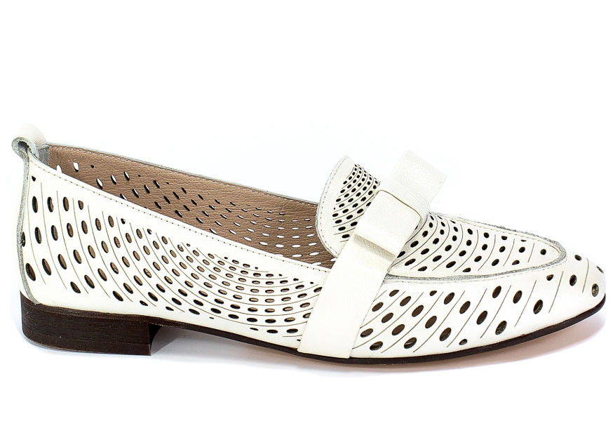 Lordsy Letnie Boccato 0395-977 20Y 431 Beige Kremowy Skóra