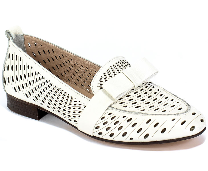 Lordsy Letnie Boccato 0395-977 20Y 431 Beige Kremowy Skóra
