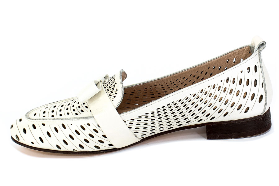 Lordsy Letnie Boccato 0395-977 20Y 431 Beige Kremowy Skóra