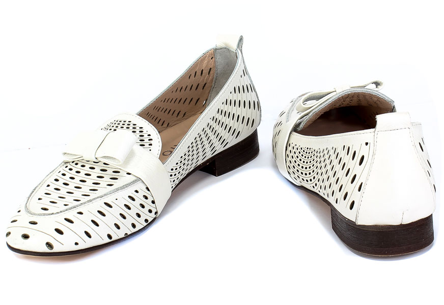 Lordsy Letnie Boccato 0395-977 20Y 431 Beige Kremowy Skóra
