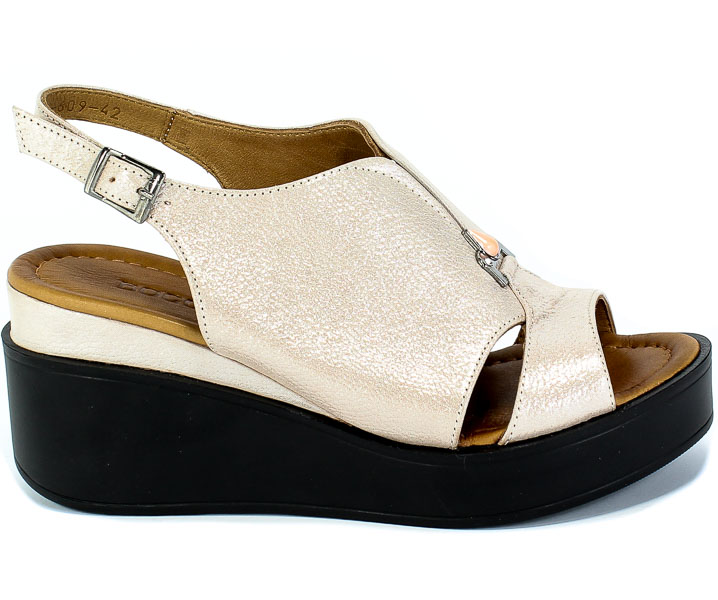 Sandały Boccato 0141-609 20Y 42 Powder Satin Róż Skóra