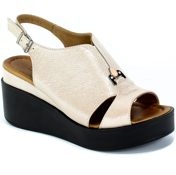 Sandały Boccato 0141-609 20Y 42 Powder Satin Róż Skóra
