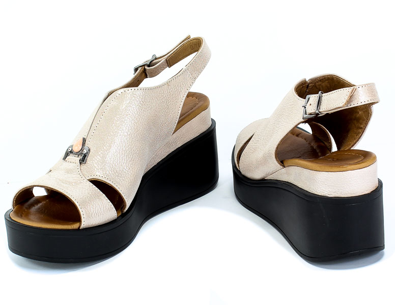 Sandały Boccato 0141-609 20Y 42 Powder Satin Róż Skóra
