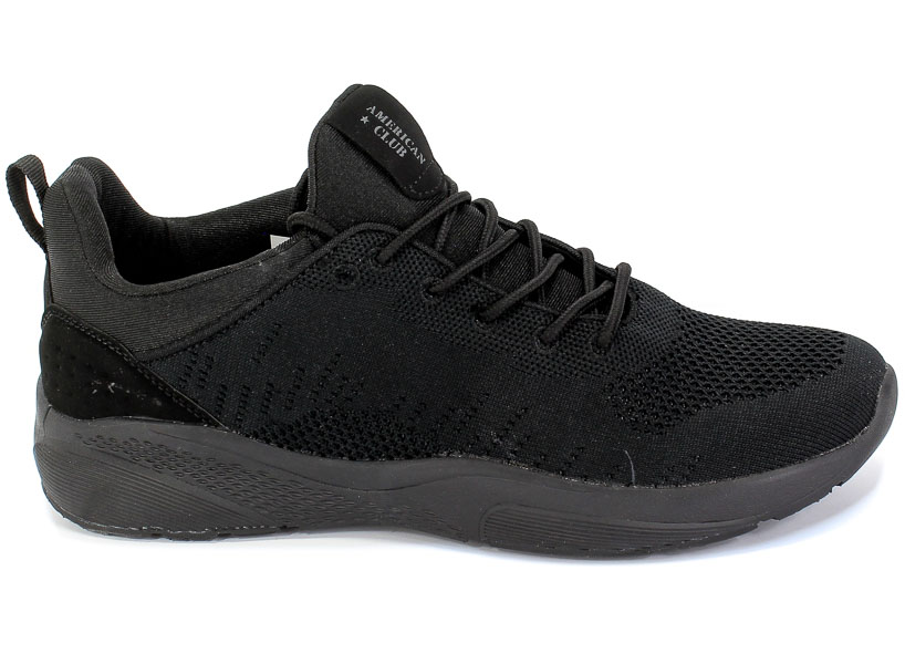 Półbuty American HA05/20 Black Czarny