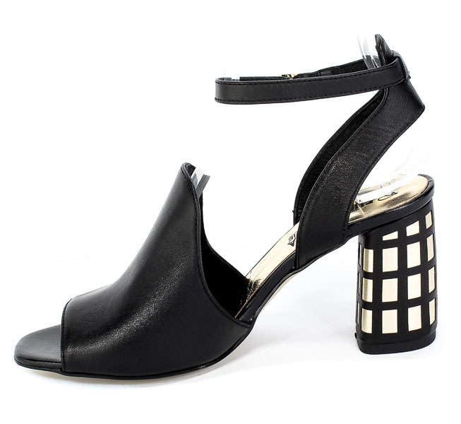 Sandały Euro Moda 20 3247/076-P Czarny/Lico Skóra