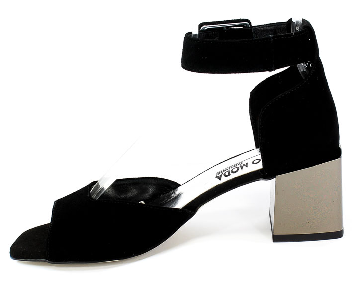 Sandały Euro Moda 20 3319/003-P Czarny Skóra