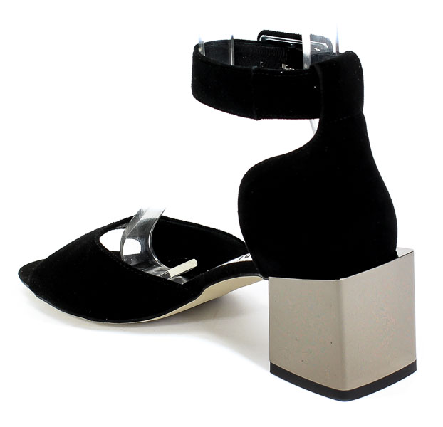 Sandały Euro Moda 20 3319/003-P Czarny Skóra