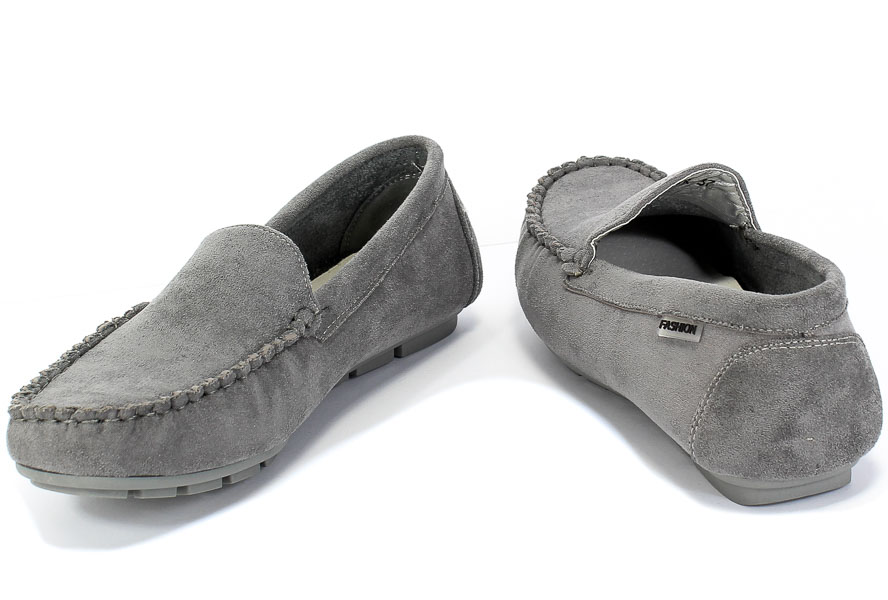Mokasyny Vinceza 20-2165 GR Szary
