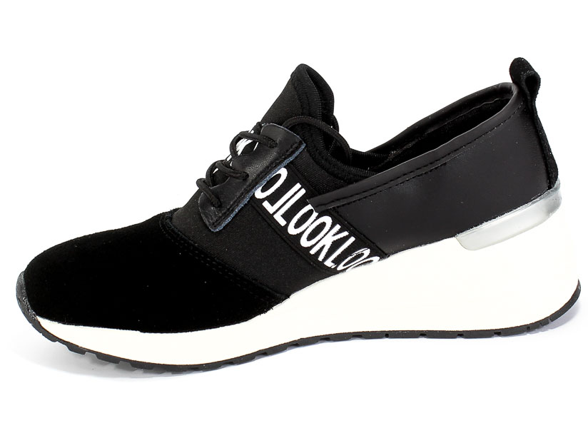 Sneakersy Vinceza 20-8686 Bk Black Skóra
