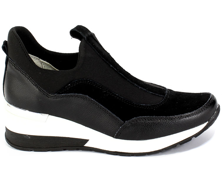 Sneakersy Vinceza 20-7769 BK Czarny Skóra