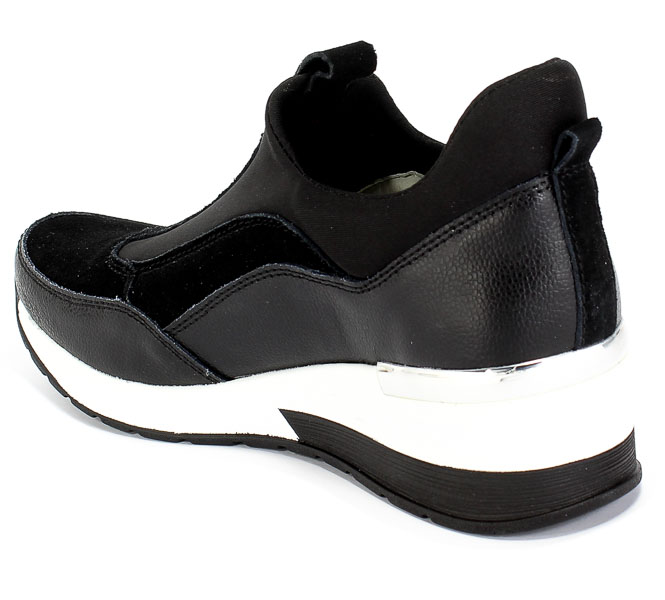 Sneakersy Vinceza 20-7769 BK Czarny Skóra