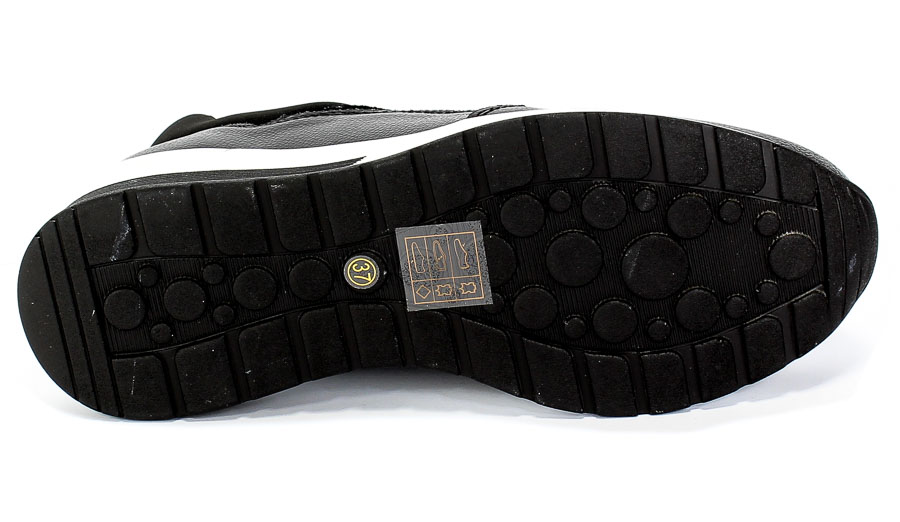 Sneakersy Vinceza 20-7769 BK Czarny Skóra