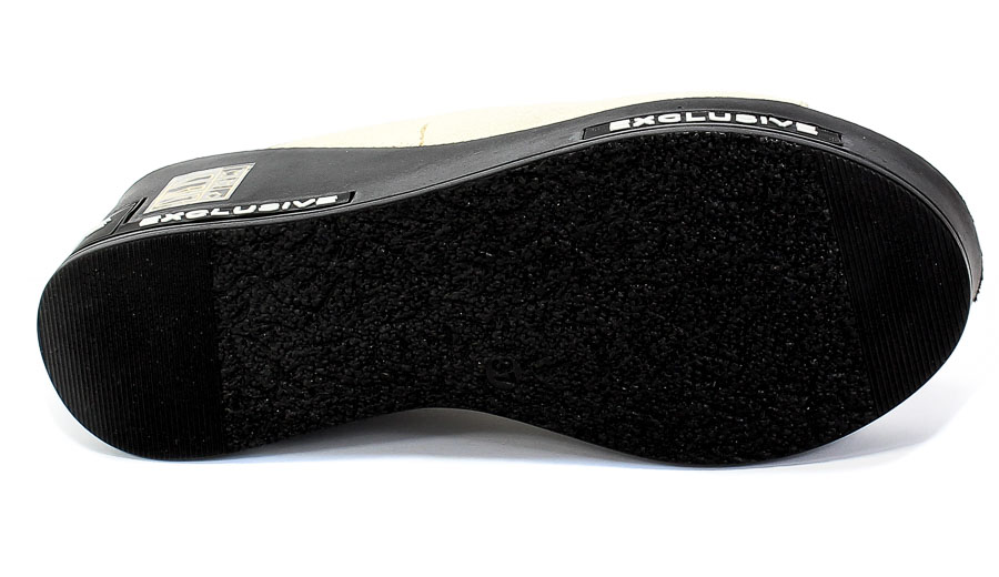 Klapki Emi Romani 1087 77 Złoto Skóra