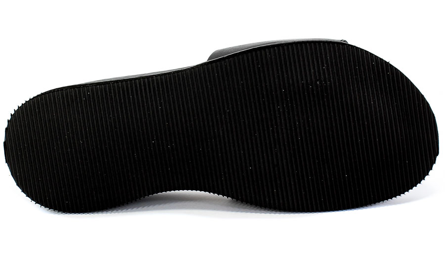 Klapki Emi Romani 204-079 Black Czarny Skóra