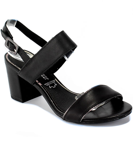 Sandały Marco Tozzi 2-28335-24 098 Black Comb Skóra