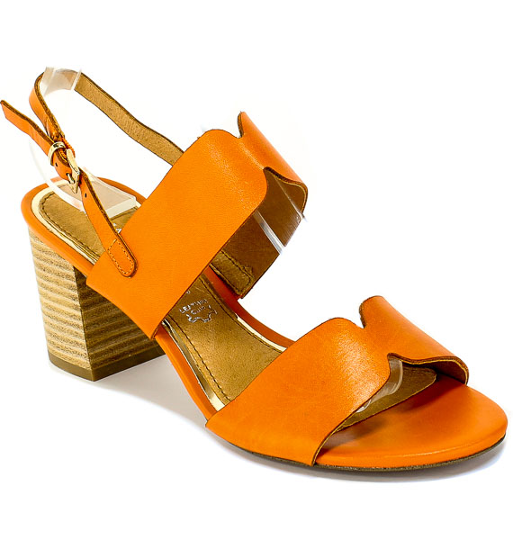 Sandały Marco Tozzi 2-28301-34 637 Mango Skóra