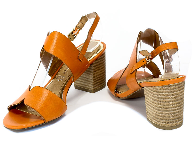 Sandały Marco Tozzi 2-28301-34 637 Mango Skóra