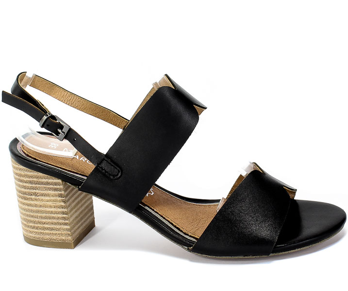 Sandały Marco Tozzi 2-28301-34 001 Black Skóra