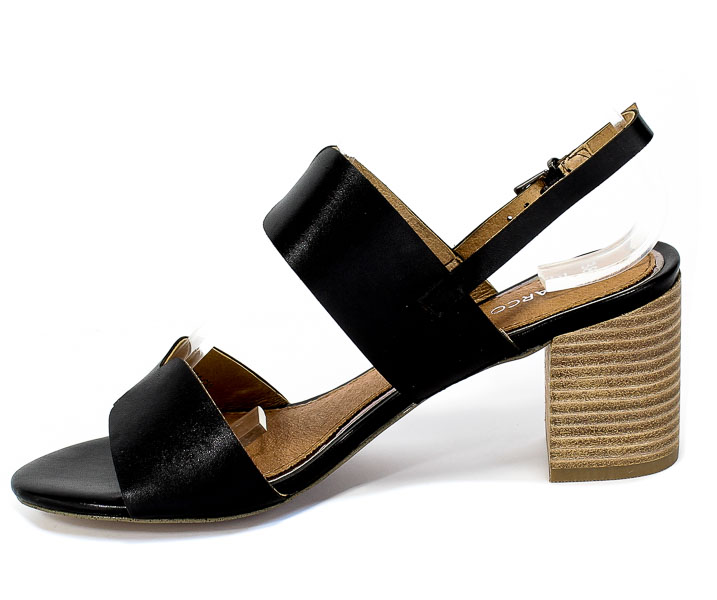 Sandały Marco Tozzi 2-28301-34 001 Black Skóra