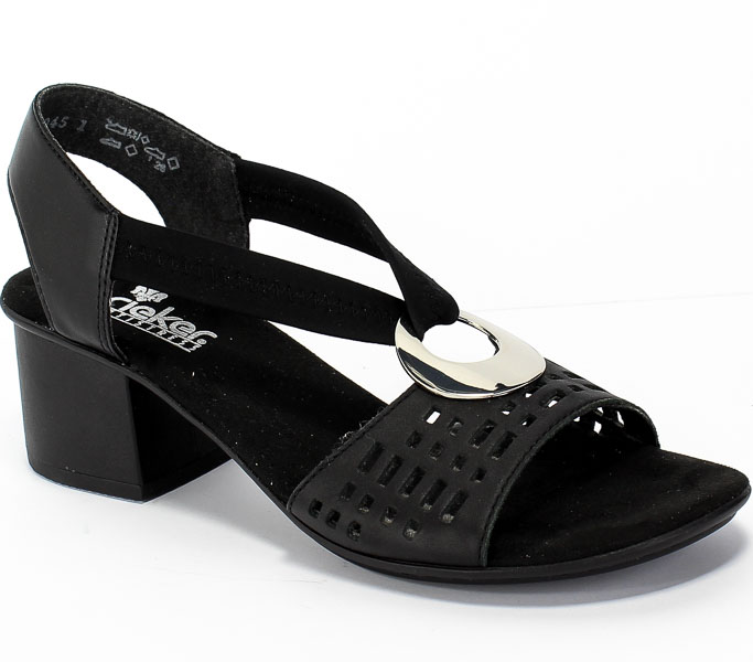 Sandały Rieker 64675-00 Black Czarny