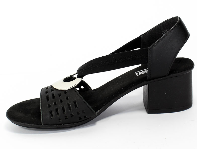 Sandały Rieker 64675-00 Black Czarny