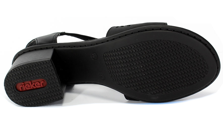 Sandały Rieker 64675-00 Black Czarny