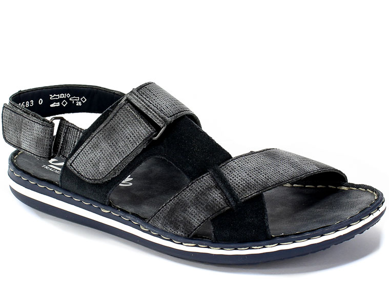 Sandały Rieker 21070-14 Blue Granat