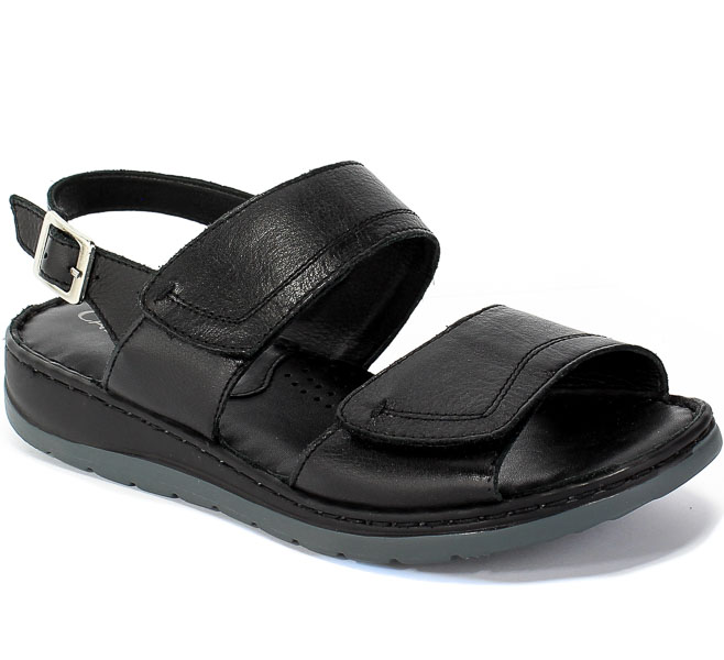 Sandały Caprice 9-28153-24 022 Black Nappa Czarny Skóra