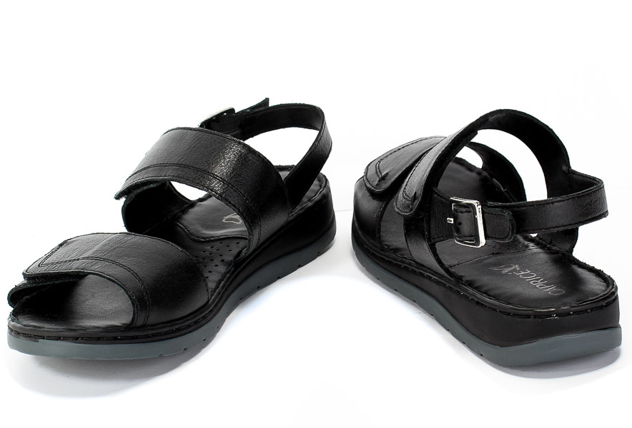 Sandały Caprice 9-28153-24 022 Black Nappa Czarny Skóra
