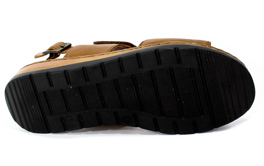 Sandały Caprice 9-28153-24 350 Cognac Nappa Brąz Skóra