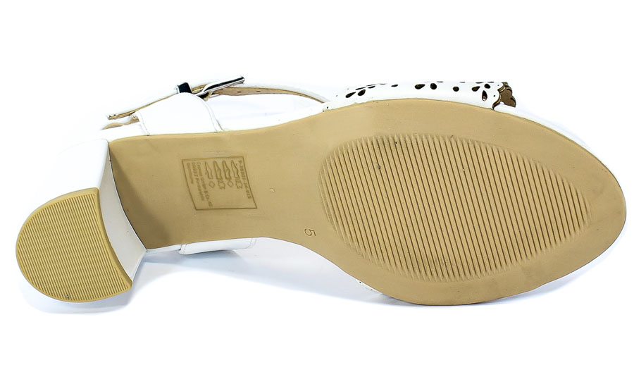Sandały Caprice 9-28301-24 915 White Nappa Biały Skóra