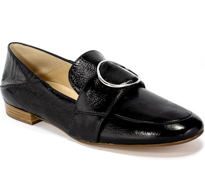 Lordsy Högl 9-10 1645 Black Czarny Skóra