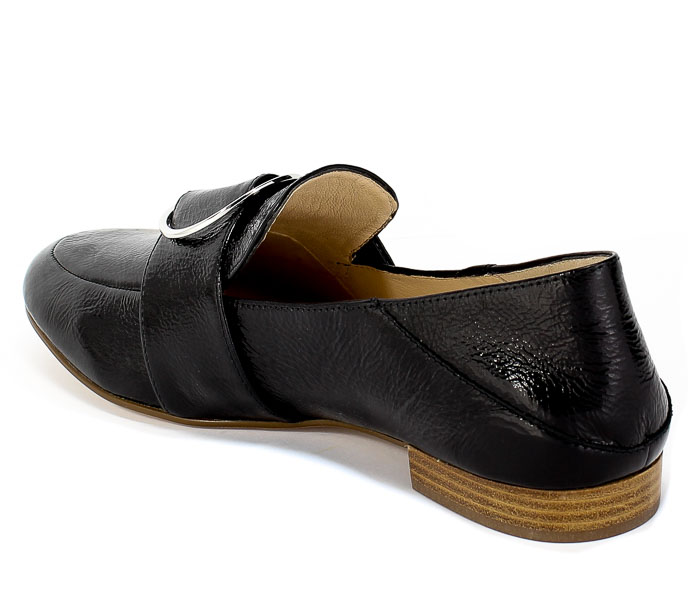 Lordsy Högl 9-10 1645 Black Czarny Skóra